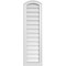 Ekena Millwork Arch Top Surface Mount PVC Gable Vent: Functional, w/ 2"W x 2"P Brickmould Sill Frame, 12"W x 42"H GVPAR12X4203SF - alternate 1